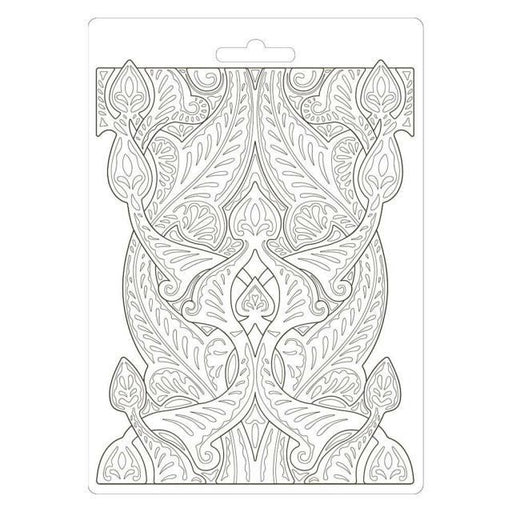 STAMPERIA SOFT MOULDS A5 ROMANTIC HORSES SADDLE PATTERN - K3PTA583