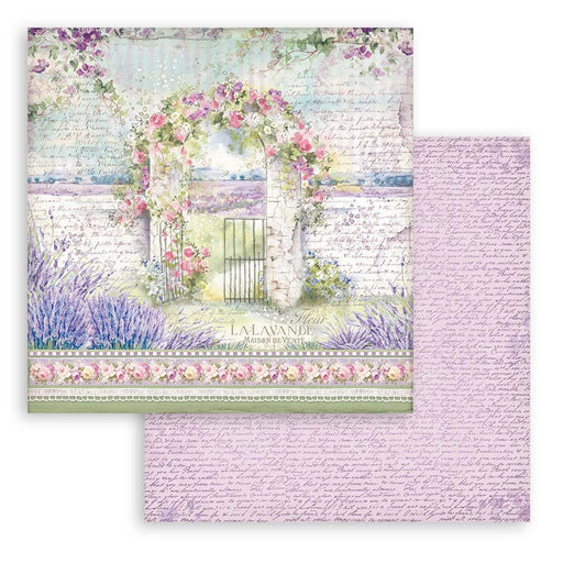 STAMPERIA 12X12PAPER DOUBLE FACE - PROVENCE ARCO - SBB852