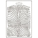 STAMPERIA SOFT MOULDS A5 - SAVANA ZEBRA PATTERN - K3PTA5617