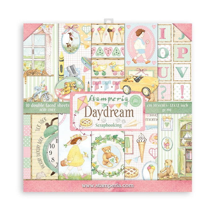 STAMPERIA 8 X 8 PAPER PACK - DAYDREAM - SBBS55