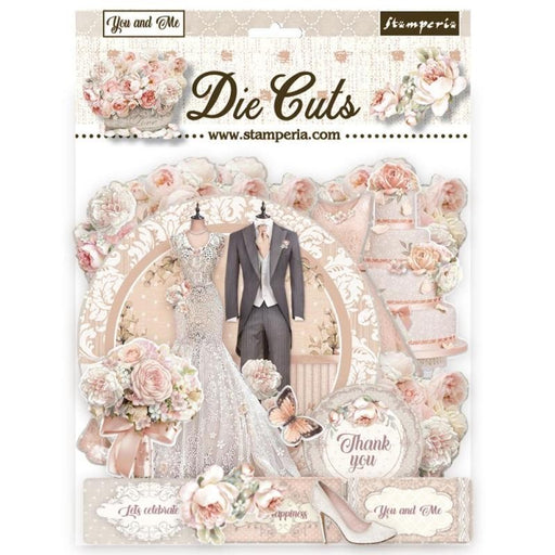STAMPERIA DIE CUTS ASSORTED YOU AND ME - DFLDC60