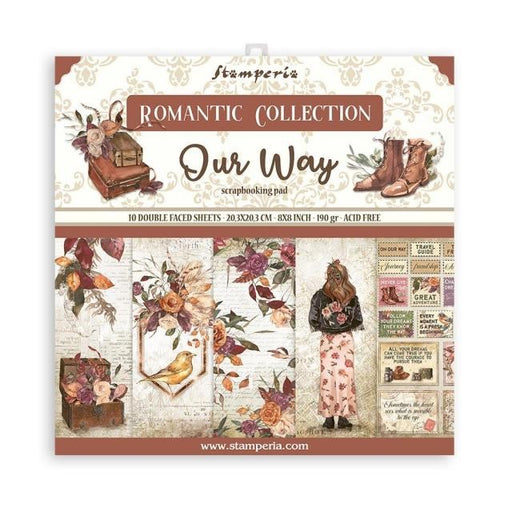 STAMPERIA 8 X 8 PAPER PACK - OUR WAY - SBBS64