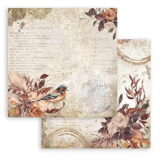 STAMPERIA 12X12PAPER DOUBLE FACE - OUR WAY UCCELLINO - SBB881