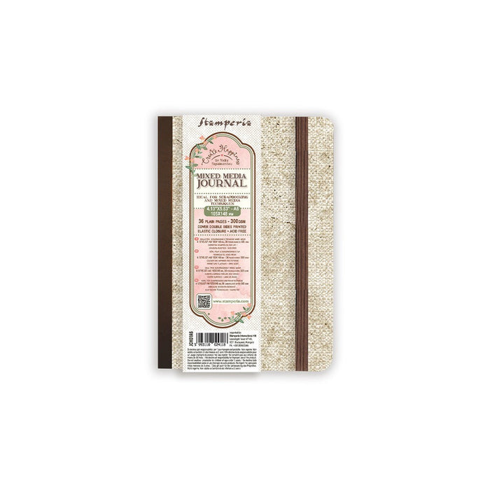 CREATE HAPPINESS PAPER MIXED MEDIA JOURNAL A6 - JCH01A6