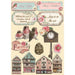 STAMPERIA WOODEN FRAME A5- SWEET WINTER VILLAGGIO - KLSP130