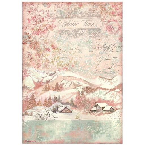 STAMPERIA A4 RICE - SWEET WINTER TIME - DFSA4726