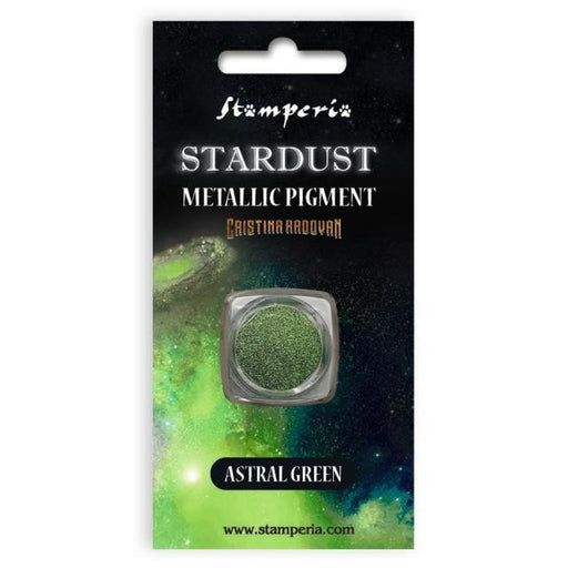 STAMPERIA STARDUST PIGMENT 5GM - ASTRAL GREEN - KAPRB01