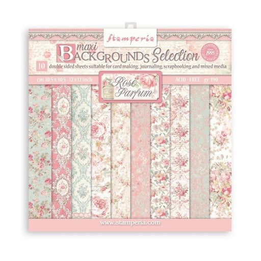 STAMPERIA 112 X 12 PAPER PACK MAXI BACKGROUND SELECTION - - SBBL126