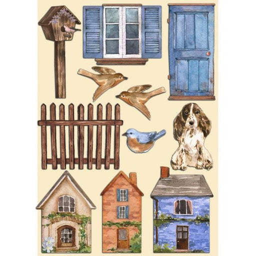 STAMPERIA WOODEN FRAME A5 - WELCOME HOME HOUSE - KLSP134