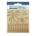 STAMPERIA DECORATIVE CHIPS CM 14X14 - BLUE DREAM PALMS - SCB155