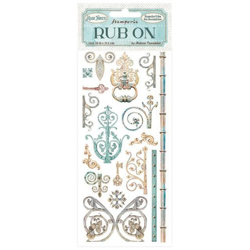 STAMPERIA RUB-ON CM 1016X216 - MAGIC FOREST KEYS AND DECOR - DFLRB22