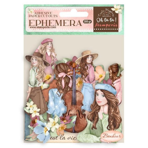 STAMPERIA EPHEMERA - CREATE HAPPINESS GIRLS & FLOWERS - DFLCT18