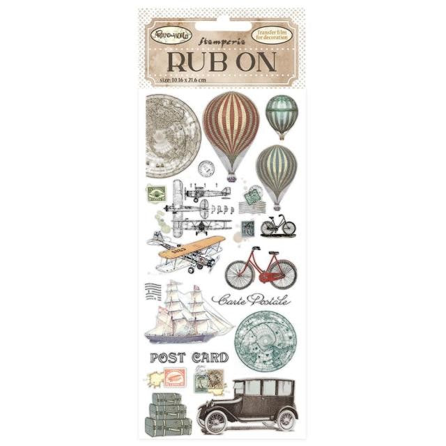 RUB-ON CM 1016X216 - AROUND THE WORLD BALLOONS - DFLRB32