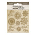 STAMPERIA DECORATIVE CHIPS CM 14X14 SNOWFLAKES - SCB174