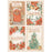STAMPERIA A4 RICE PAPER PACKED - - ALL AROUND CHRISTMAS 4 - DFSA4808