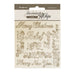 STAMPERIA DECORATIVE CHIPS CM 14X14 CHRISTMAS WRITINGS - SCB181