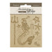 STAMPERIA DECORATIVE CHIPS CM 14X14-SONGS OF THE SEA RUDDER - SCB182