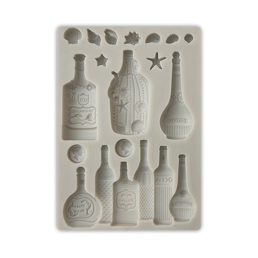 STAMPERIA SILICONE MOLD A6 -SONGS OF THE SEA BOTTLES - KACM21