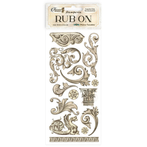 STAMPERIA RUB-ON - SIR VAGABOND IN FANTASY WORLD GREEKS AND CAPITALS - DFLRB71