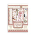 STAMPERIA WASHI PAD 8 SHEETS A5 - ROMANCE FOREVER - SBW02