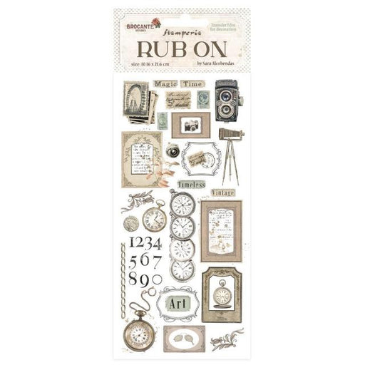 STAMPERIA RUB-ON - BROCANTE ANTIQUES ANTIQUES CLOCKS - DFLRB78