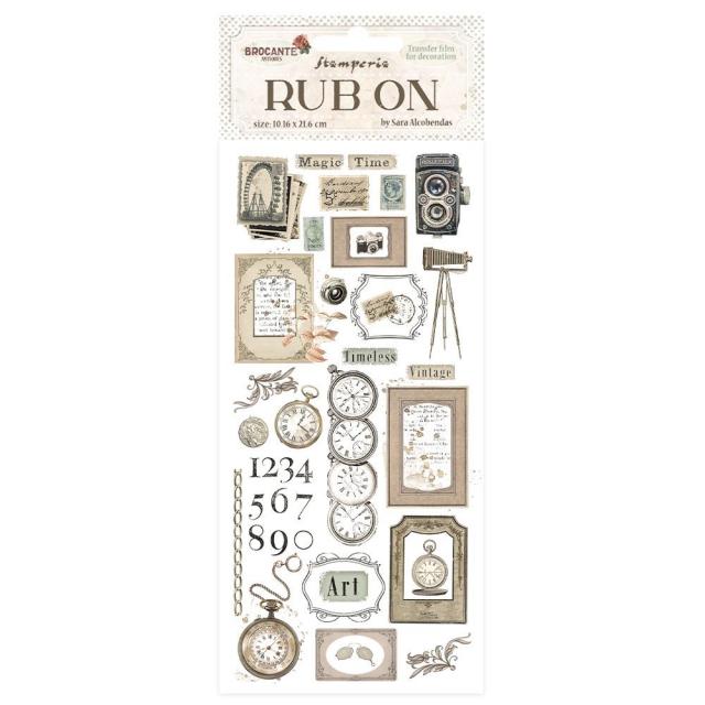 STAMPERIA RUB-ON - BROCANTE ANTIQUES ANTIQUES CLOCKS - DFLRB78