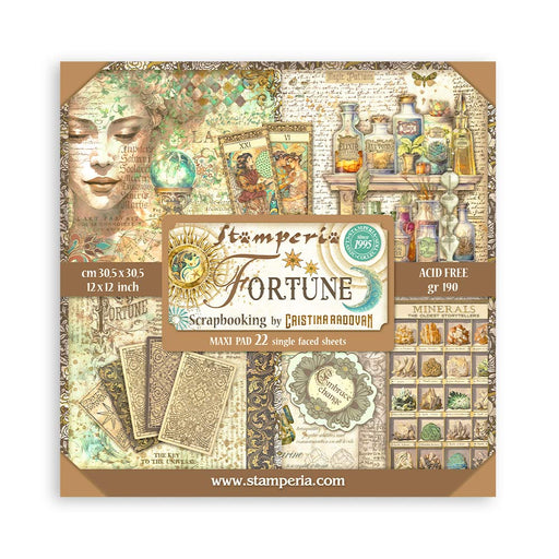 TAMPERIA 12 X 12 PAPER PACK 22 SHEETS - FORTUNE - SBBXLB15