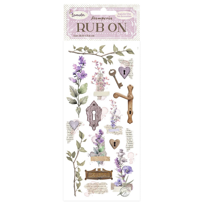 STAMPERIA RUB-ON- LAVENDER KEYS -DFLRB97