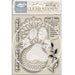 STAMPERIA RUBBER STAMP 14X18 CREATE HAPPINESS DEWDROPS HABIT TRACKERS -WTK205