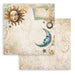 STAMPERIA 12X12 PAPER - MASQUERADE SUN AND MOON - SBB1049
