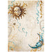 STAMPERIA A4 RICE PAPER PACKED- MASQUERADE SUN AND MOON -DFSA4982