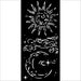 STAMPERIA STENCIL 12X25 - MASQUERADE SUN AND MOON - KSTDL112