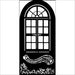 STAMPERIA STENCIL 12X25 - MASQUERADE WINDOWS - KSTDL113