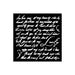 STAMPERIA STENCIL 12X12 - MASQUERADE HANDWRITTING - KSTDS10