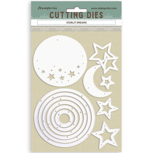 STAMPERIA CUTTING DIES A5 STARLIT DREAMS - SFT09- STARLIT DREAMS