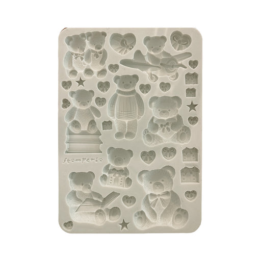 STAMPERIA SILICONE MOULDS A5 THE OWL'S TEDDY BEARS -  KACMA557
