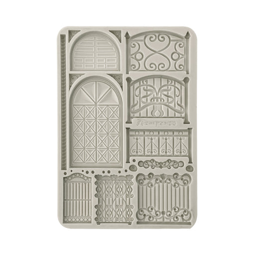 STAMPERIA SILICONE MOLD A5 FENCE AND DOOR -KACMA564