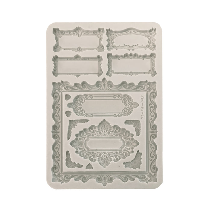 STAMPERIA SILICONE MOLD A5 MASTER OF MAGIC GOTHIC LABLE -KACMA571