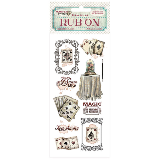 STAMPERIA RUB-ON MASTER OF MAGIC CARTOMAGIC -DFLRB144