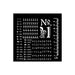STAMPERIA STENCIL 12X12 - NUMBER PATTENS - KSTDS22