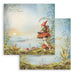 STAMPERIA 12X12 PAPER -HIDDEN GROVE GNOME - SBB1056