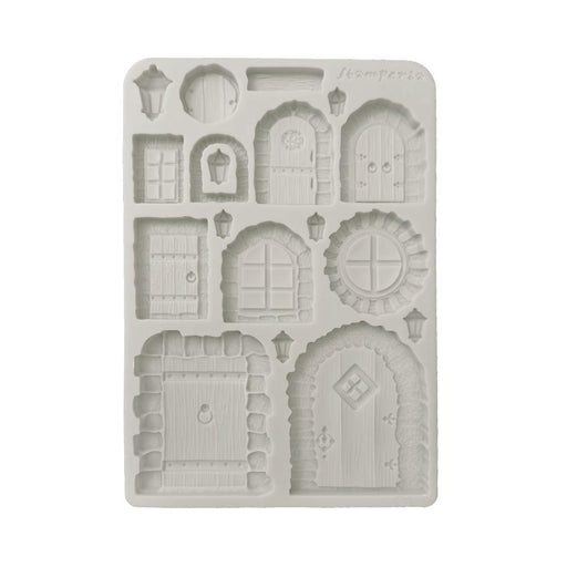 STAMPERIA SILICONE MOLD A5 HIDDEN GROVE DOOR WINDOW - KACMA576