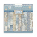STAMPERIA 12 X 12 PAPER PACK DOUBLE FACE  MAXI BACKGROUND SILENT SEA - SBBL170