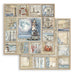 STAMPERIA 12X12 PAPERSILENT SEA LIGHTHOUSE - SBB1064