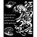 STAMPERIA STENCIL 20X25 CM SILENT SEA WAVE AND SHELL - KSTD177
