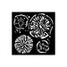 STAMPERIA STENCIL 12X12 SILENT SEA SPONGE - KSTDS38