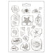 STAMPERIA SOFT MOULDS A5 SILENT SEA FOSSILS - K3PTA5670