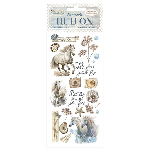 STAMPERIA RUB-ONSILENT SEA HORSES - DFLRB156