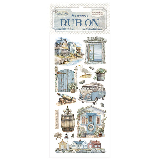 STAMPERIA RUB-ONSILENT SEA LANDSCAPE - DFLRB157