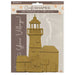 STAMPERIA CRAFTY SHAPES SILENT SEA LIGHTHOUSE LANDSCAPE - KLSM49